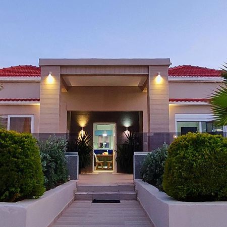 Luxury Villa Eva-Mari With Jacuzzi, 50M From The Beach Stalós Exteriör bild