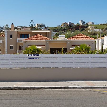 Luxury Villa Eva-Mari With Jacuzzi, 50M From The Beach Stalós Exteriör bild