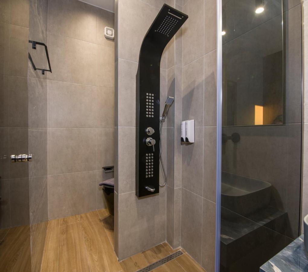 Luxury Villa Eva-Mari With Jacuzzi, 50M From The Beach Stalós Exteriör bild